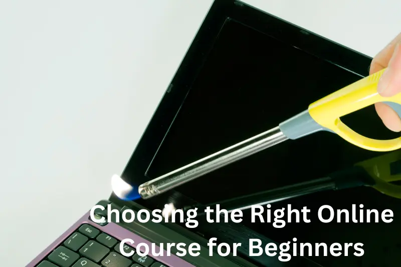 choosing the right online course for beginners