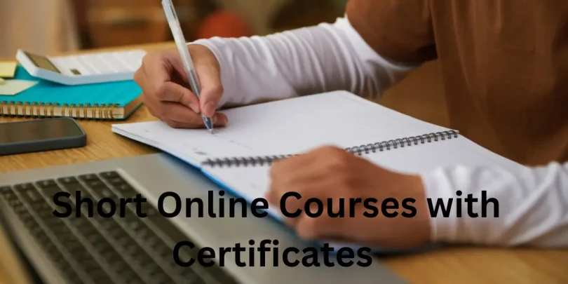 short online courses with certificates