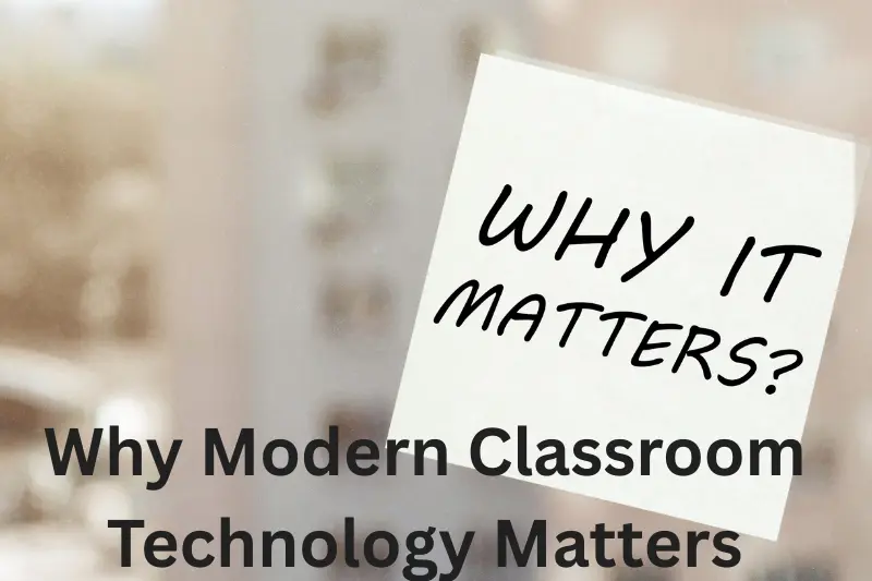 why modern classroom technology matters